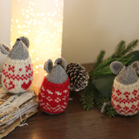 Nordic Christmas Mice | PDF Knitting Pattern