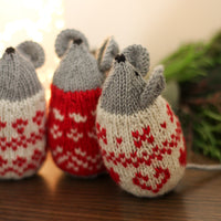 Nordic Christmas Mice | Knitting Kit