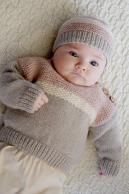 Two colour baby sweater clearance pattern