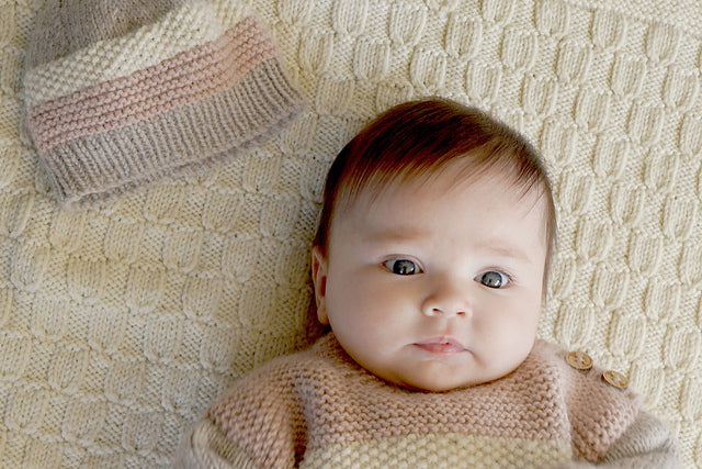 Aspen Sweater and Hat by Lisa F Design | Printed Pattern