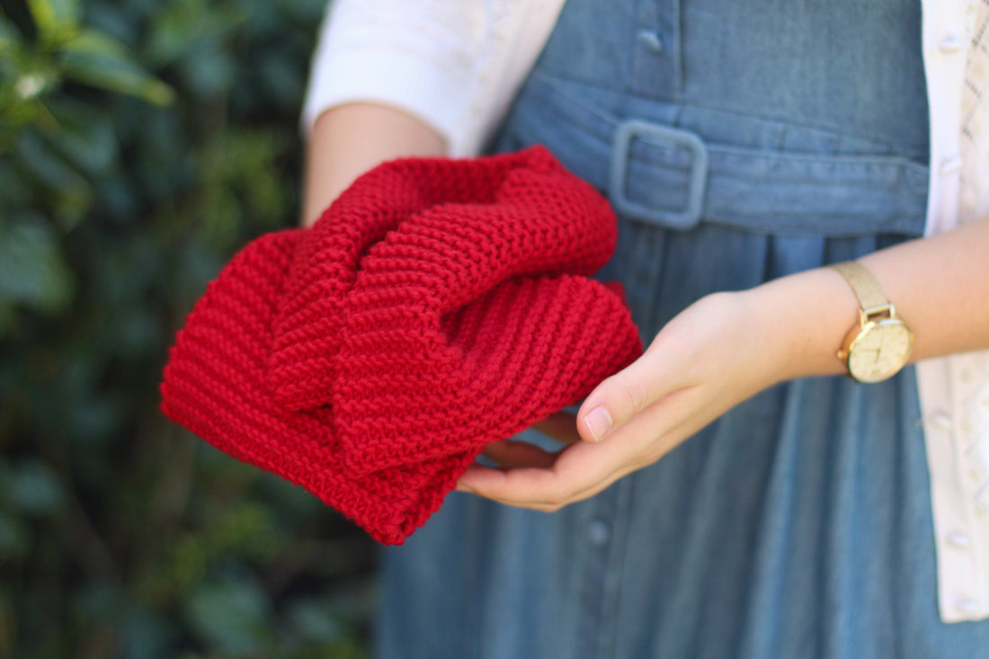 Learn to Knit Kit | Beginner's Infinity Scarf