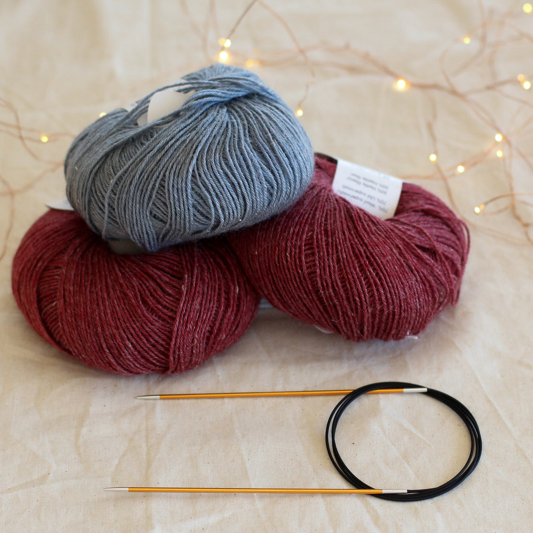 Learn to Knit Socks Kit | Two-Tone