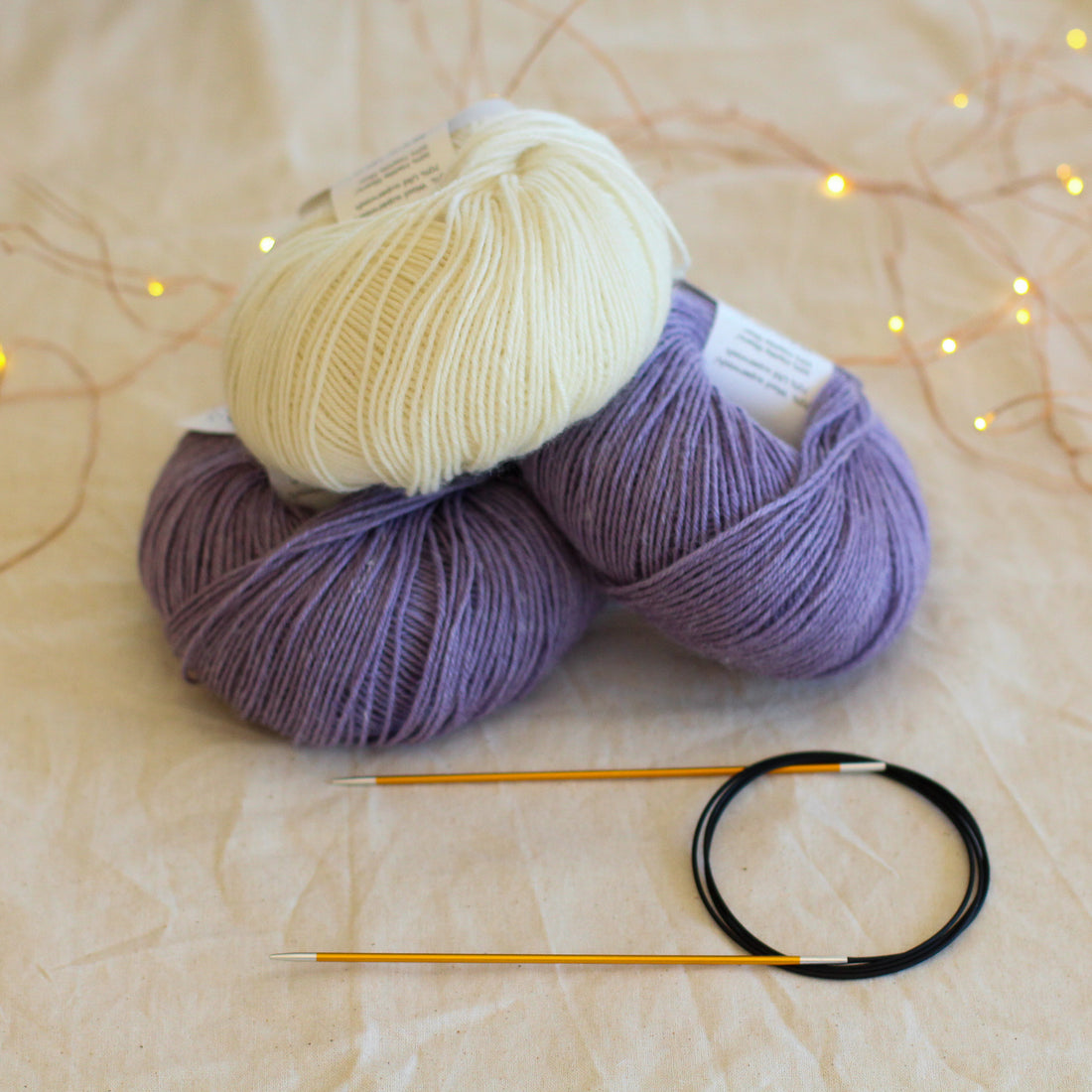 Learn to Knit Socks Kit | Two-Tone