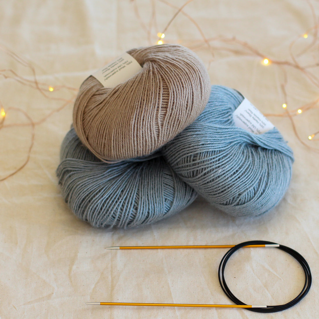 Learn to Knit Socks Kit | Two-Tone