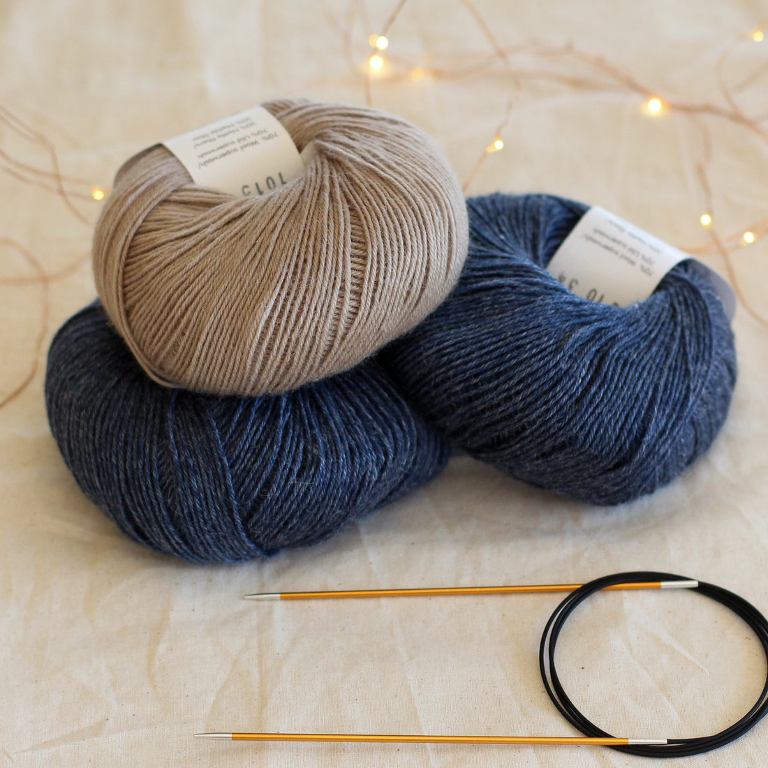 Learn to Knit Socks Kit | Two-Tone