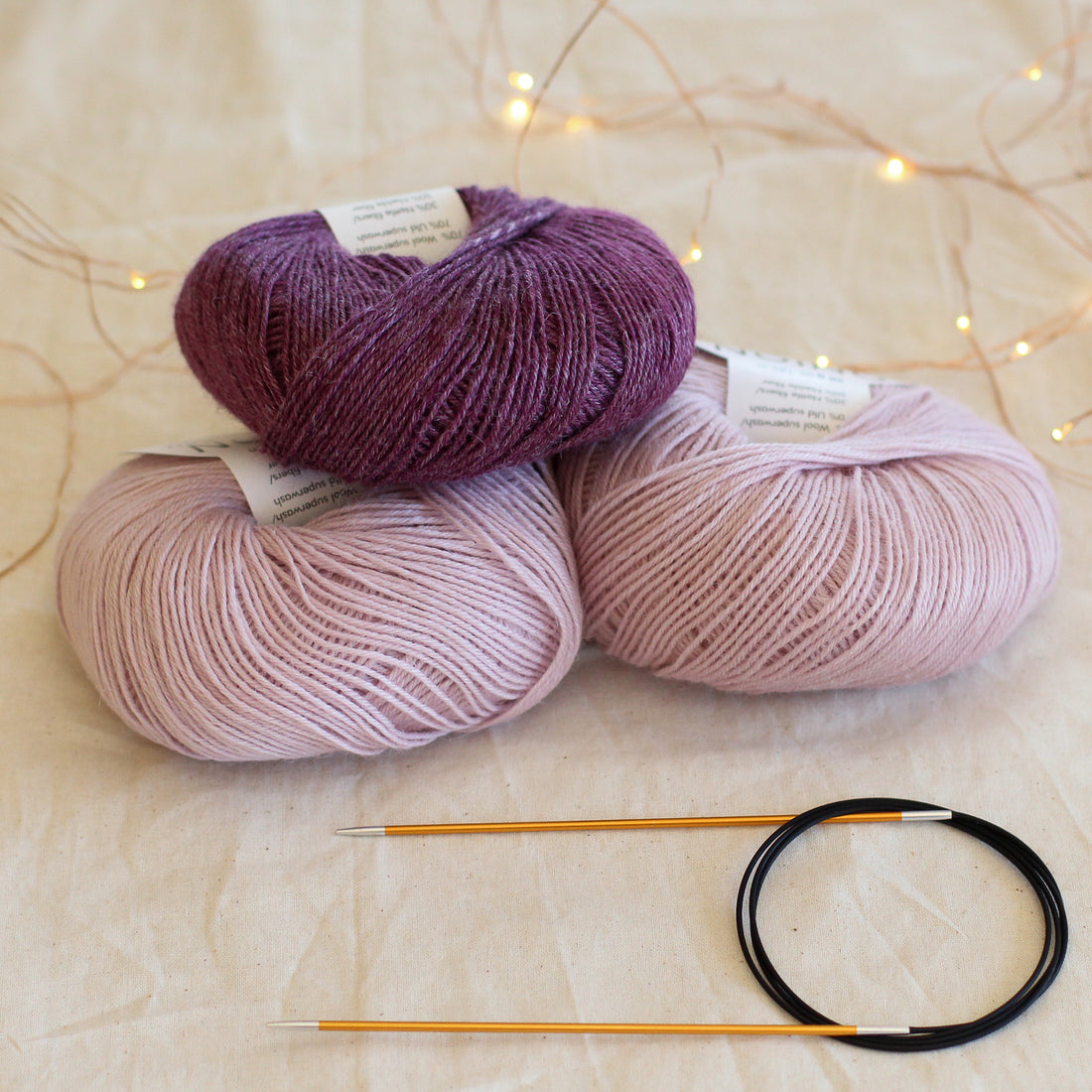 Learn to Knit Socks Kit | Two-Tone