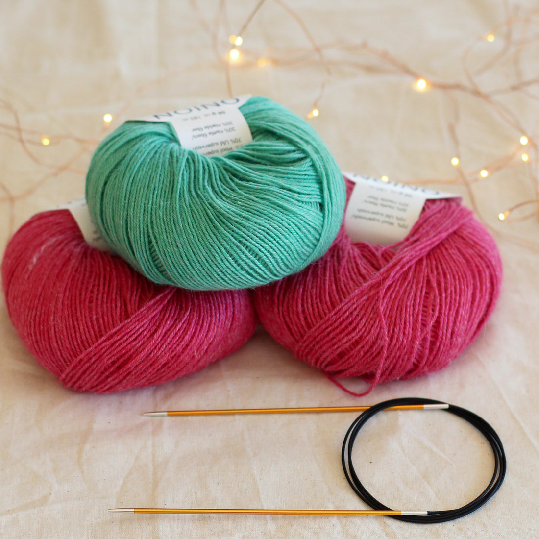 Learn to Knit Socks Kit | Two-Tone