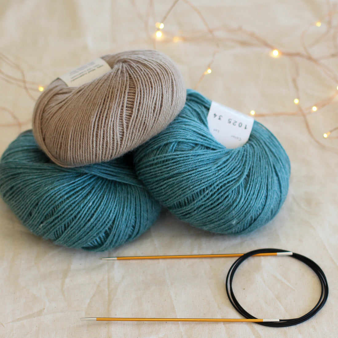 Learn to Knit Socks Kit | Two-Tone