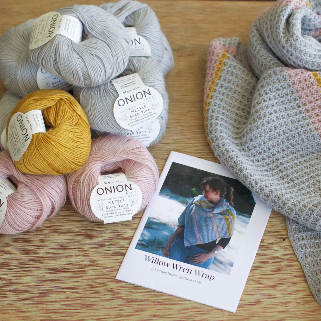 Willow Wren Wrap | Complete Knitting Kit