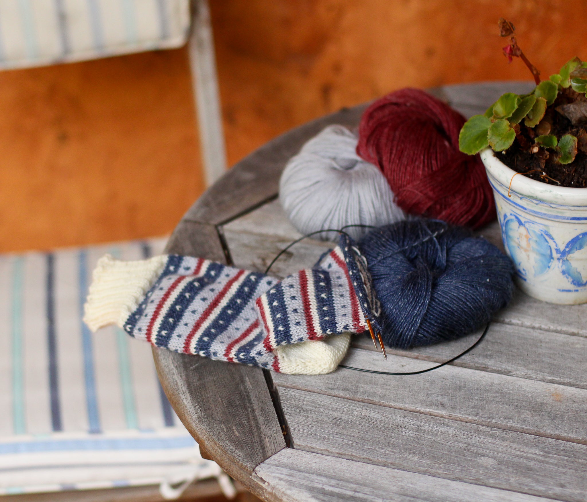 Fair isle sock yarn on sale