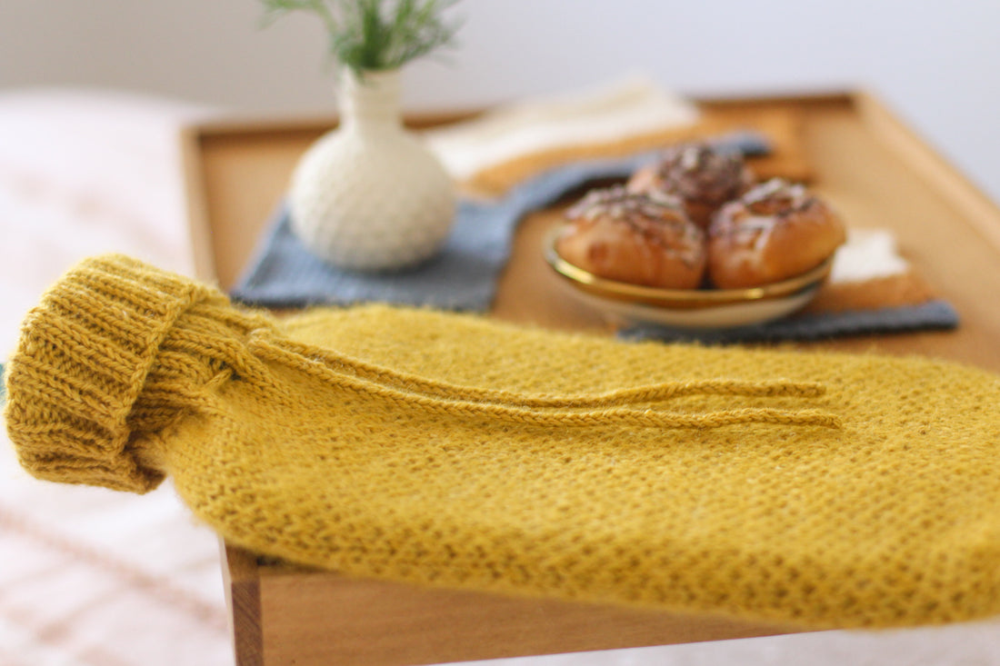 Cosy Home Hot Water Bottle | PDF Knitting Pattern