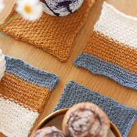 Cosy Home Coasters | PDF Knitting Pattern