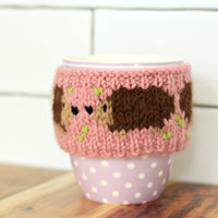 Happy Hedgehogs Mug Cosy | PDF Knitting Pattern