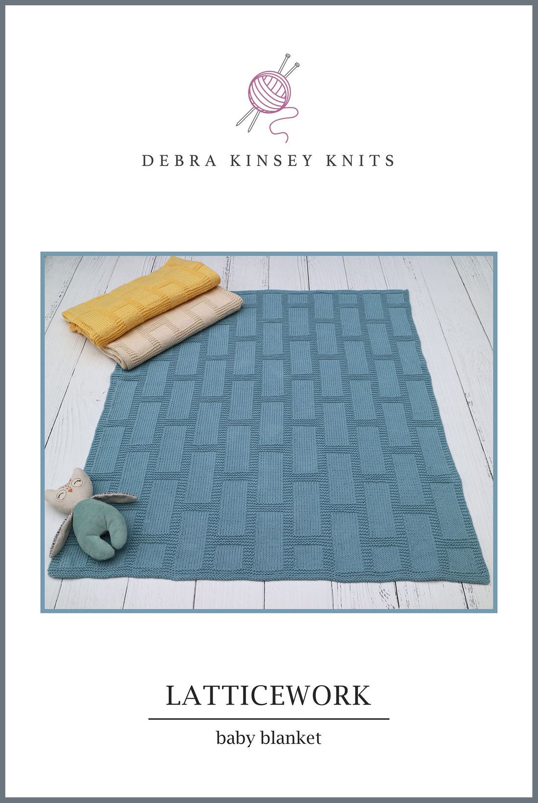 Latticework Baby Blanket by Debra Kinsey | Printed Pattern