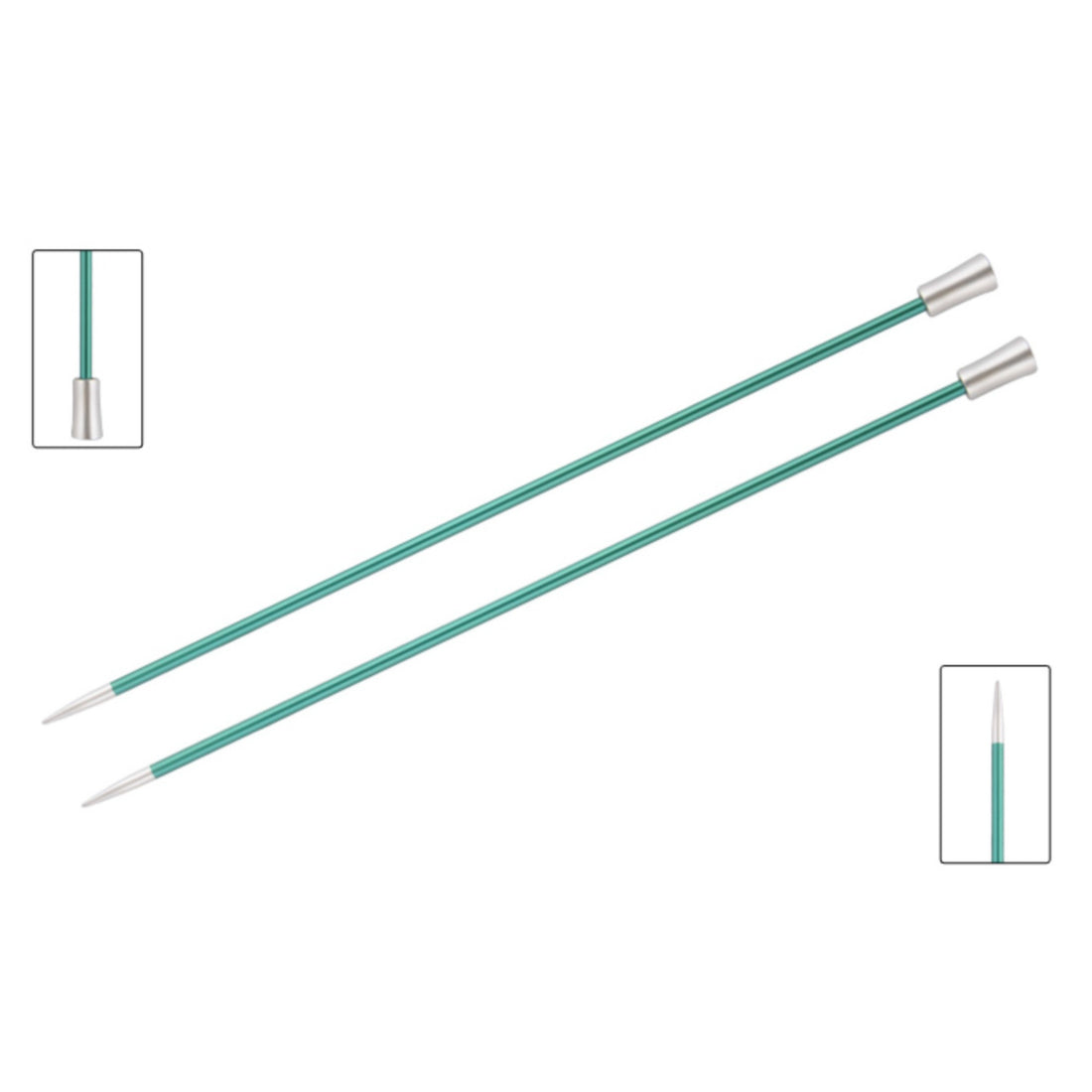 KnitPro Zing Knitting Needles | 25cm Single Point