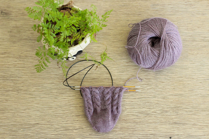 Project: Rose Hip Socks by Verena Cohrs in Nettle Sock Yarn