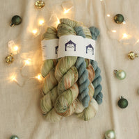2025 Hand Dyed Christmas Collection | Merino Cashmere Sock Sets