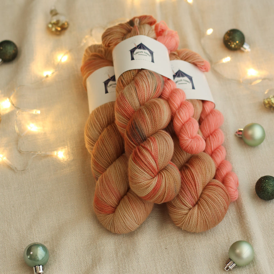 2025 Hand Dyed Christmas Collection | Merino Cashmere Sock Sets