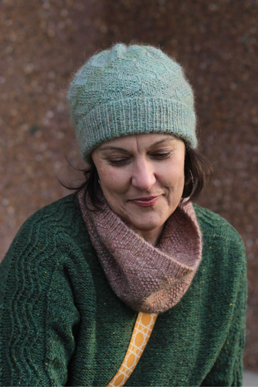Maya Set ~ Hat & Cowl | Printed Pattern