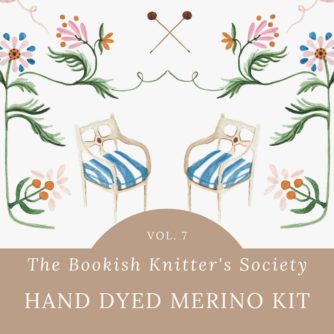 Bookish Knitter's Society Vol. 7 | Hand Dyed Merino Kit