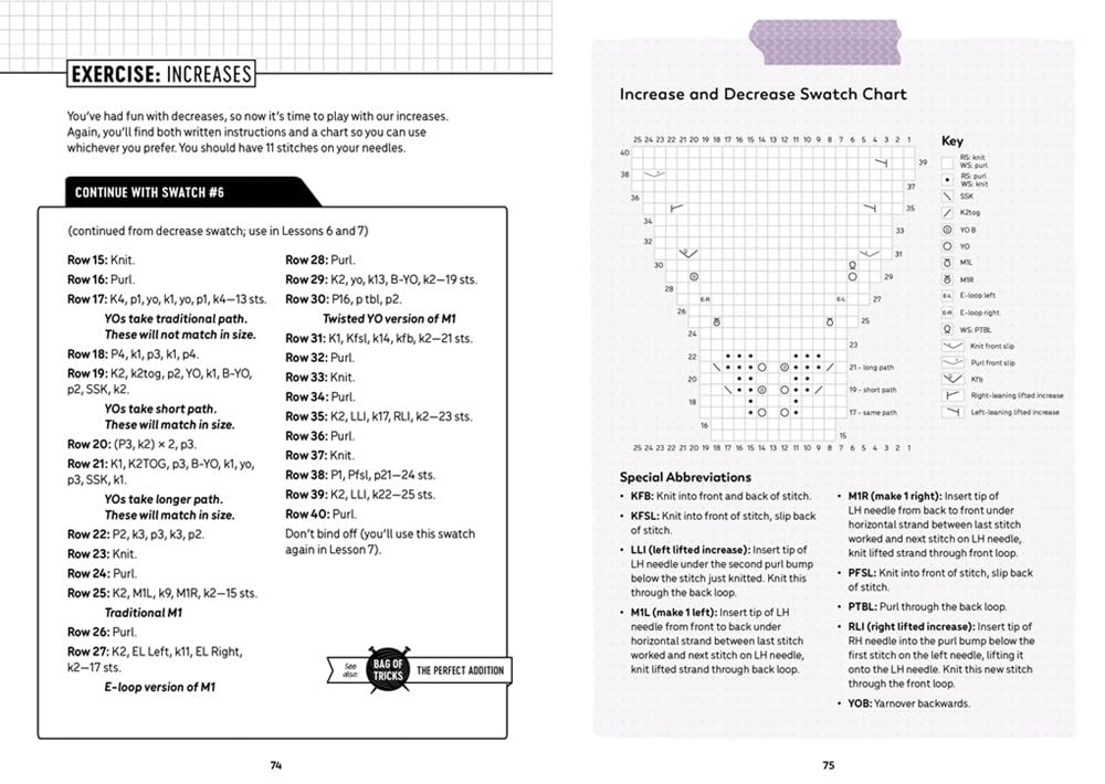 Patty Lyons Knitting Bag of Tricks: The Offical Workbook