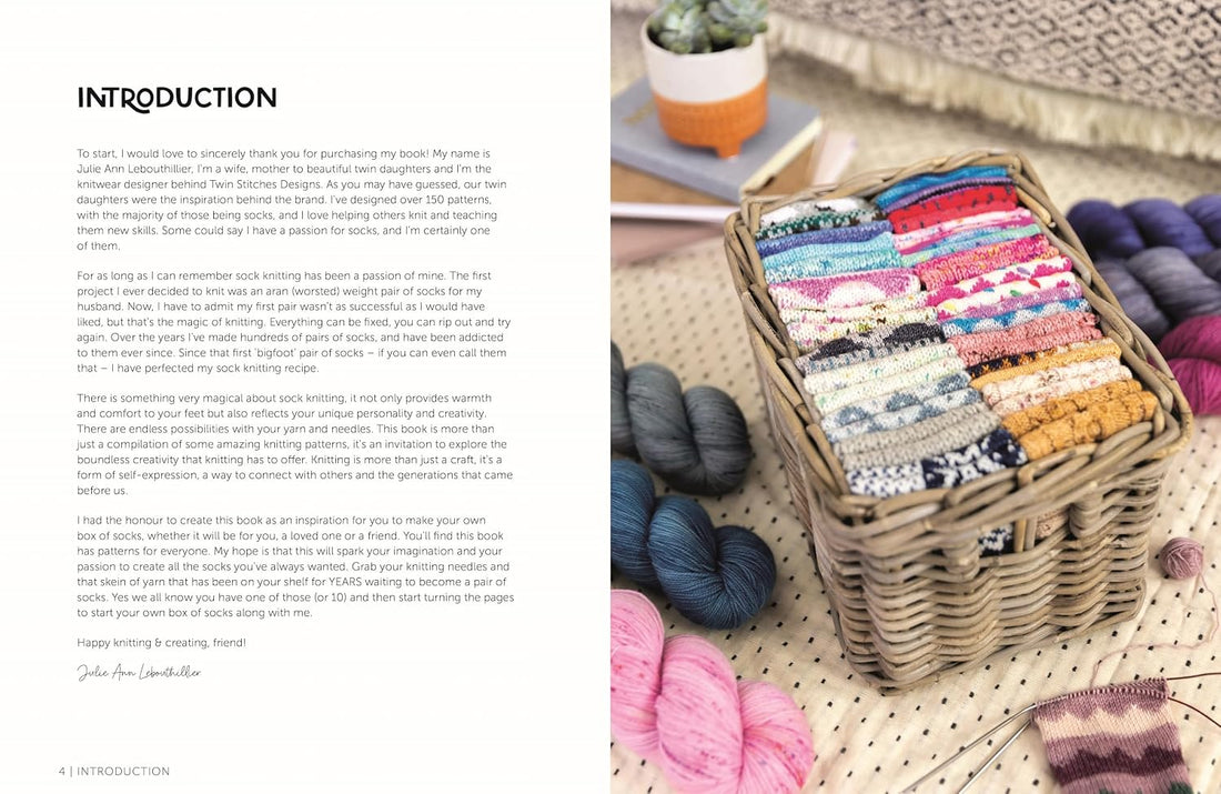 Knit A Box of Socks by Julie Ann Lebouthillier