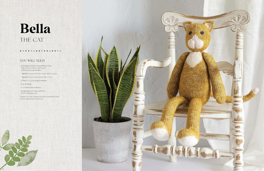 Knitted Animal Toys by Louise Crowther