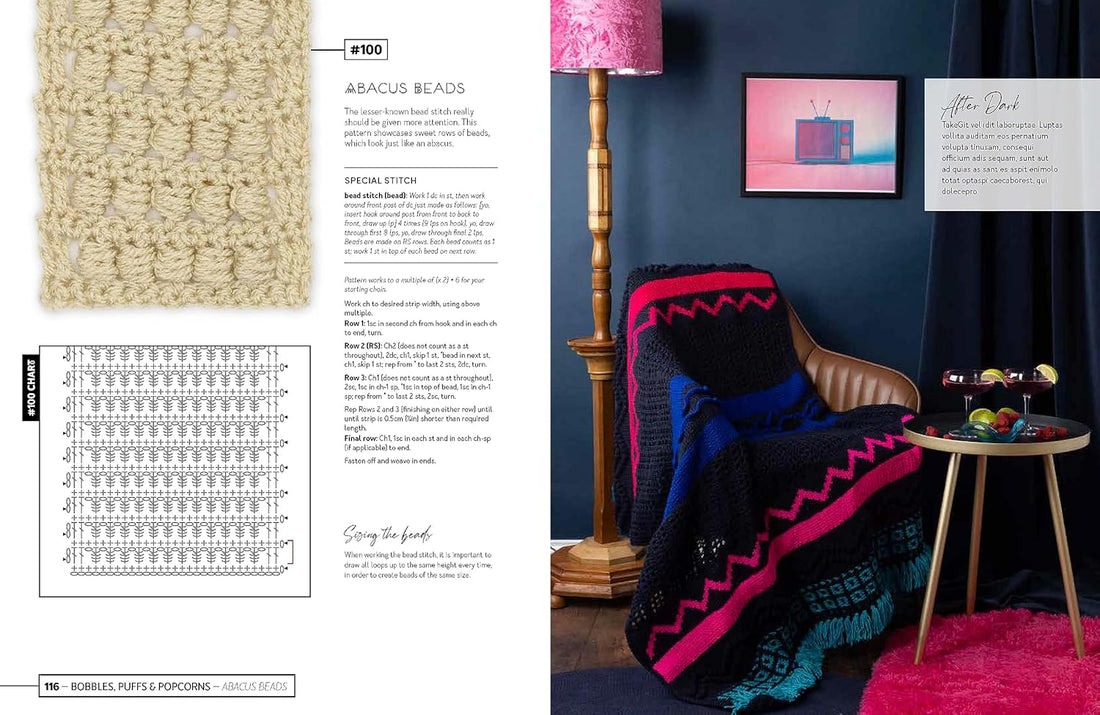 Mix and Match Modern Crochet Blankets: 100 Patterned and Textured Stripes for 1000s of Unique Throws