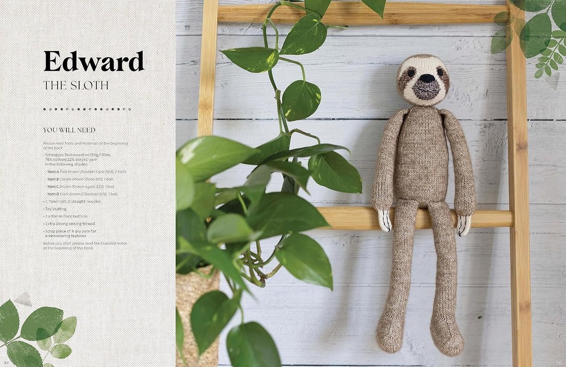 Knitted Animal Toys by Louise Crowther