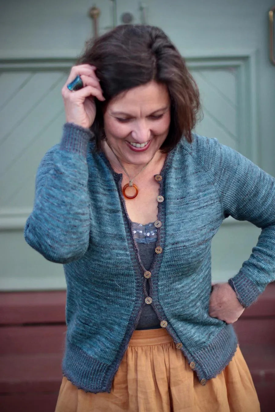 Amelia Cardigan | Printed Pattern