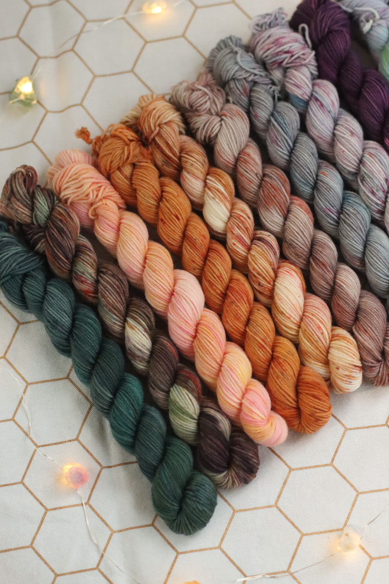 Celestial Collection Hand Dyed  | Full Mini Skein Set