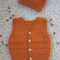 Finlay Vest and Hat by Lisa F Design | Printed Pattern