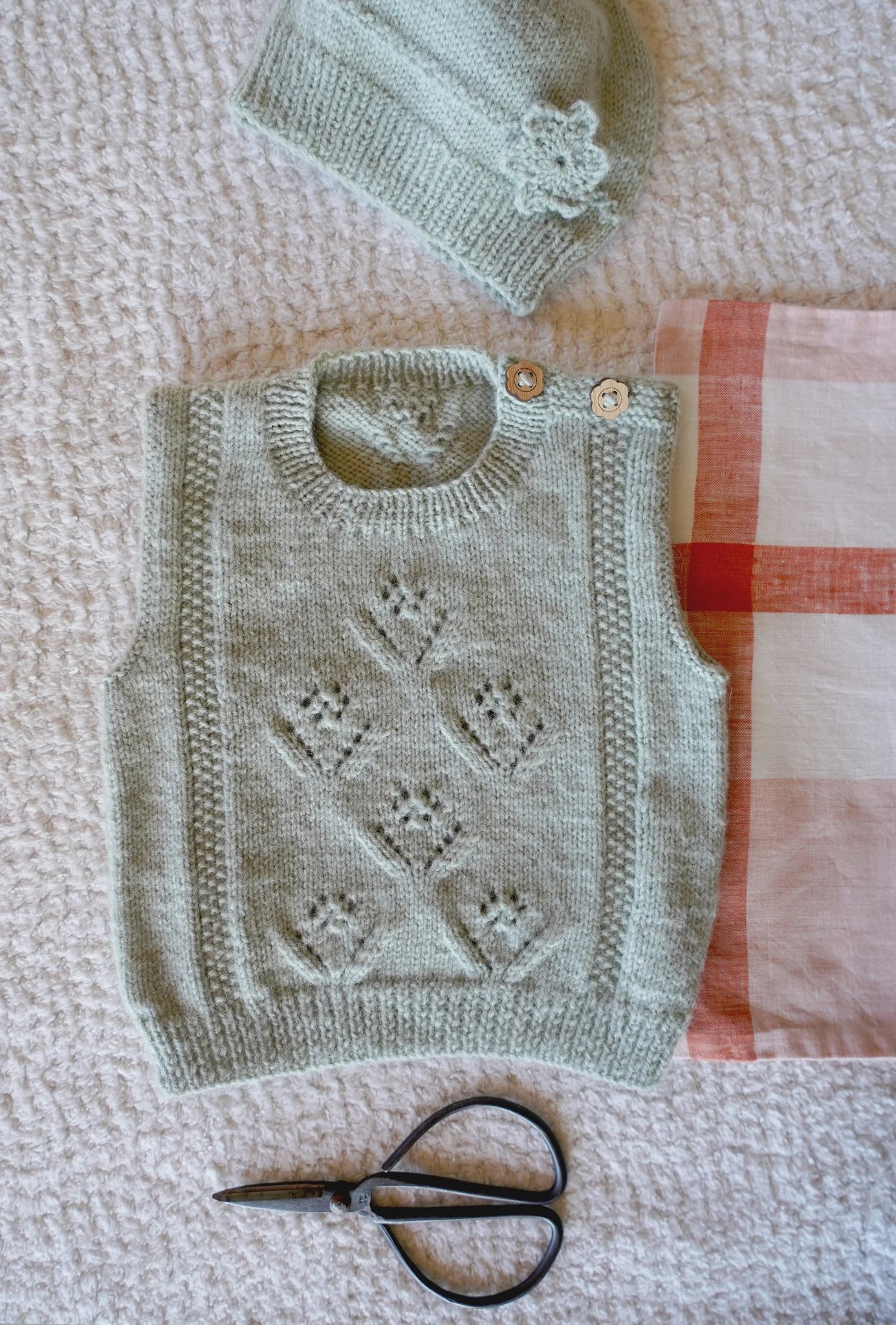 Posy Vest and Hat by Lisa F Design | Printed Pattern – Say! Little Hen Shop
