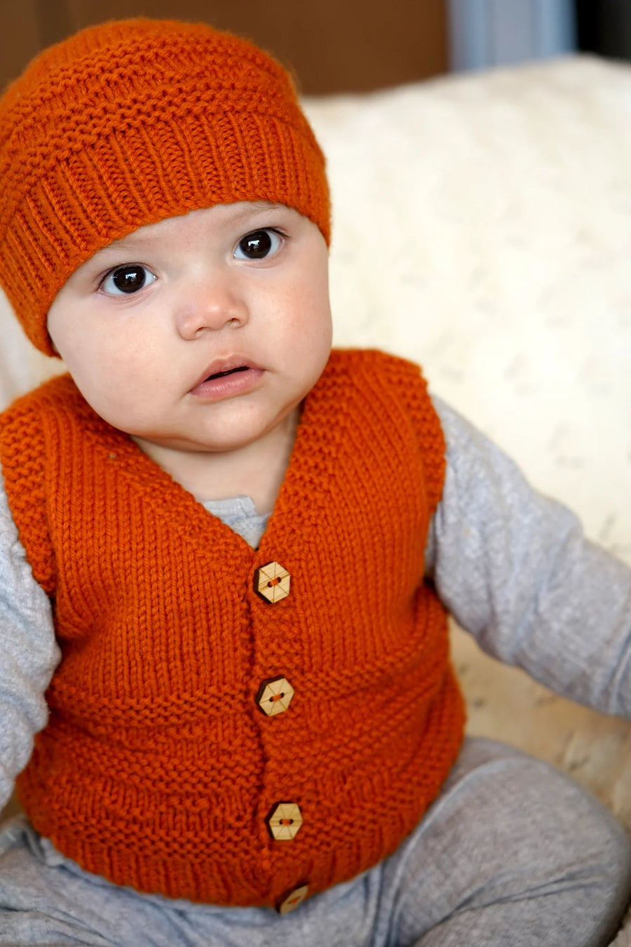 Finlay Vest and Hat by Lisa F Design | Printed Pattern
