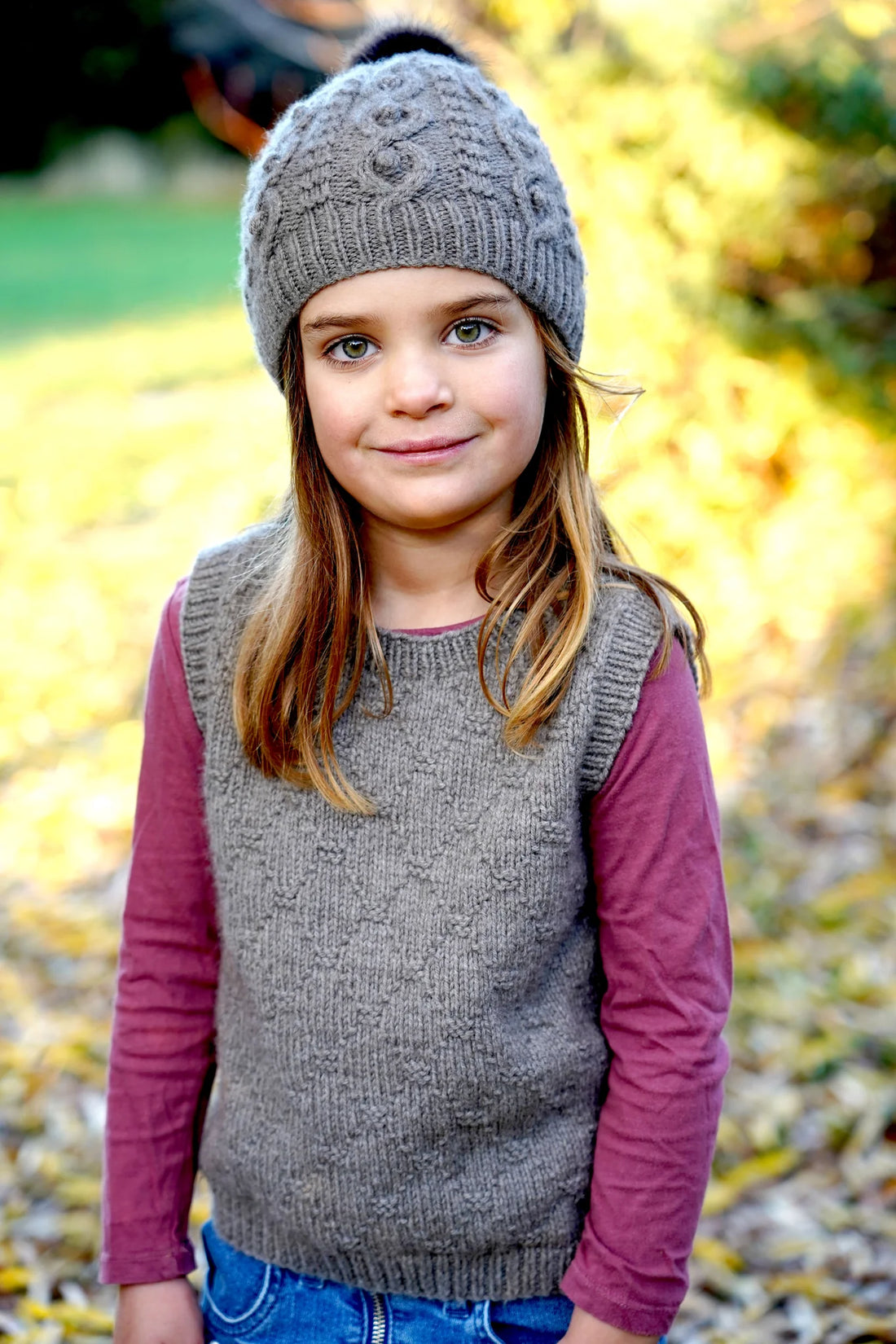 Vyna Vest and Hat by Lisa F Design | Kids 1-10 years Printed Pattern