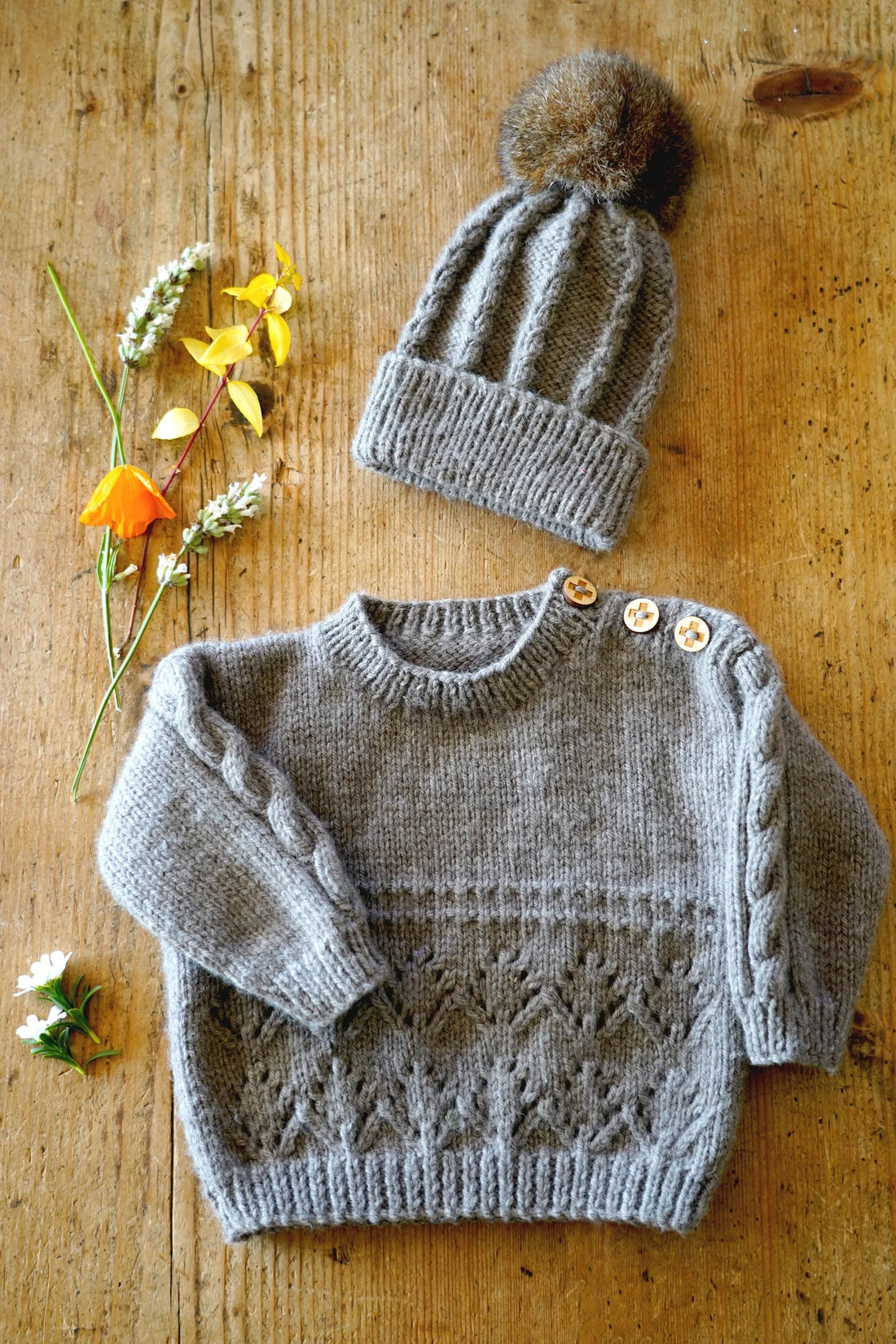 Lottie Sweater and Hat by Lisa F Design | Printed Pattern