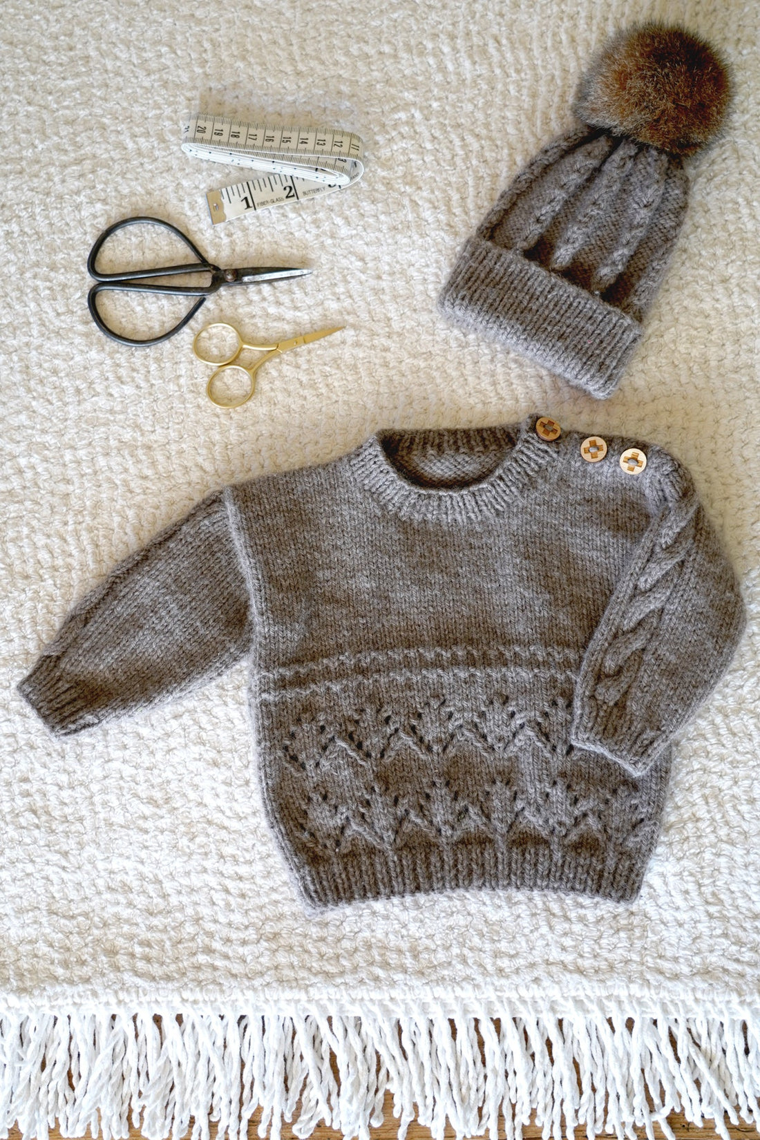 Lottie Sweater and Hat by Lisa F Design | Printed Pattern