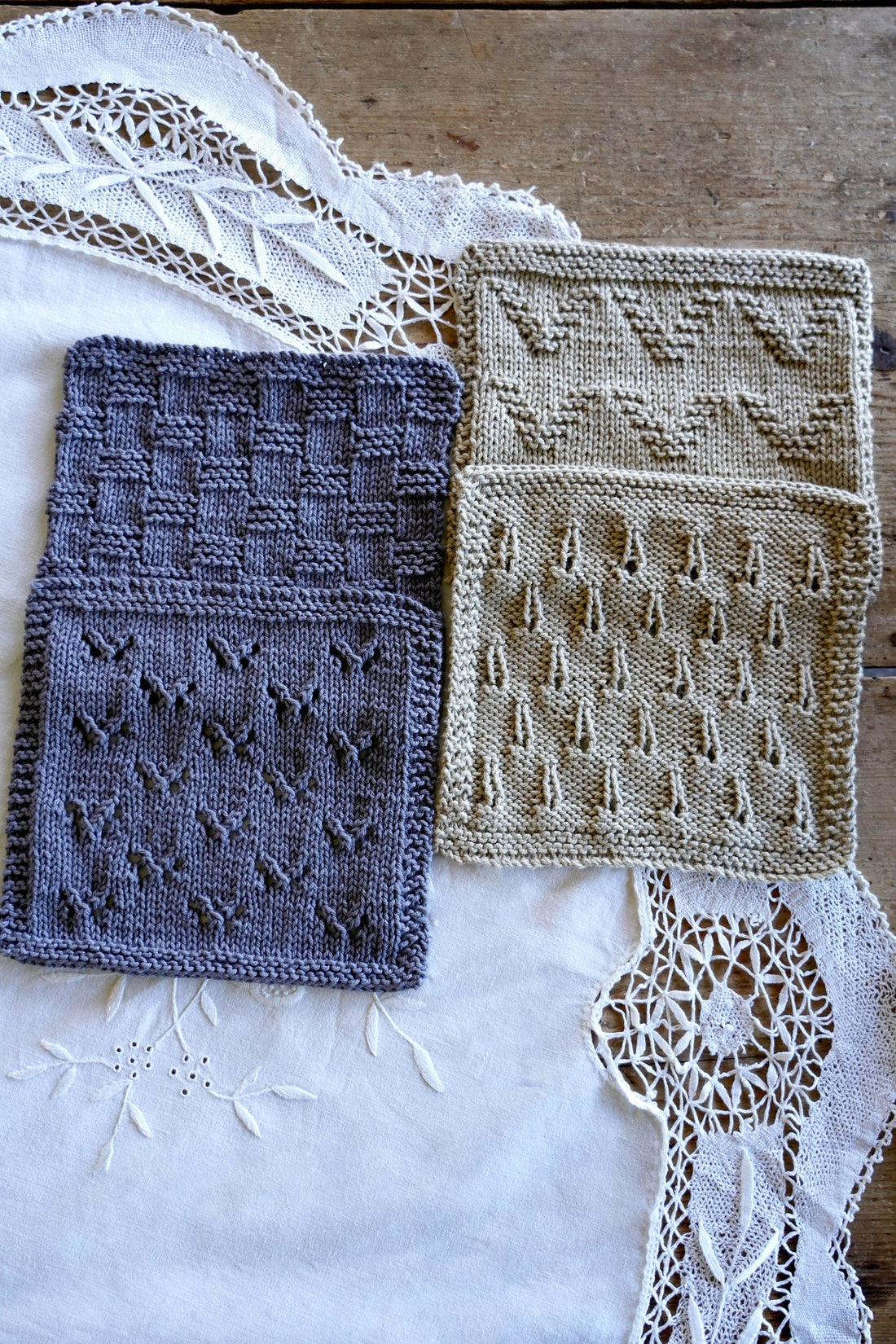 Washcloth Set 02 by Lisa F Design | Printed Pattern