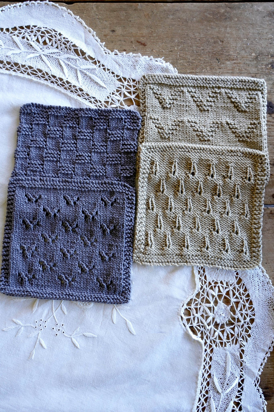 Washcloth Set 02 by Lisa F Design | Printed Pattern