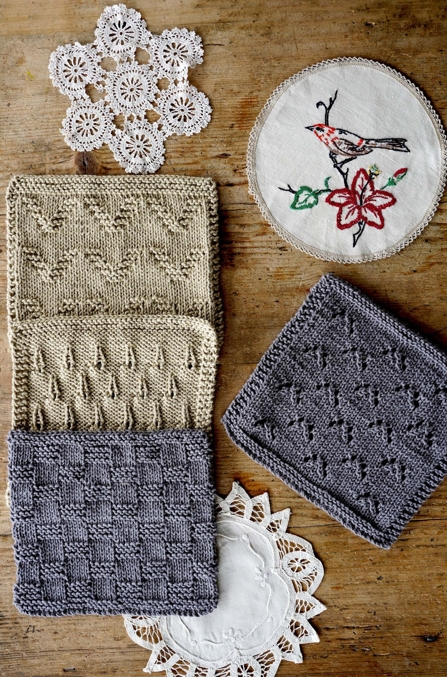 Washcloth Set 02 by Lisa F Design | Printed Pattern