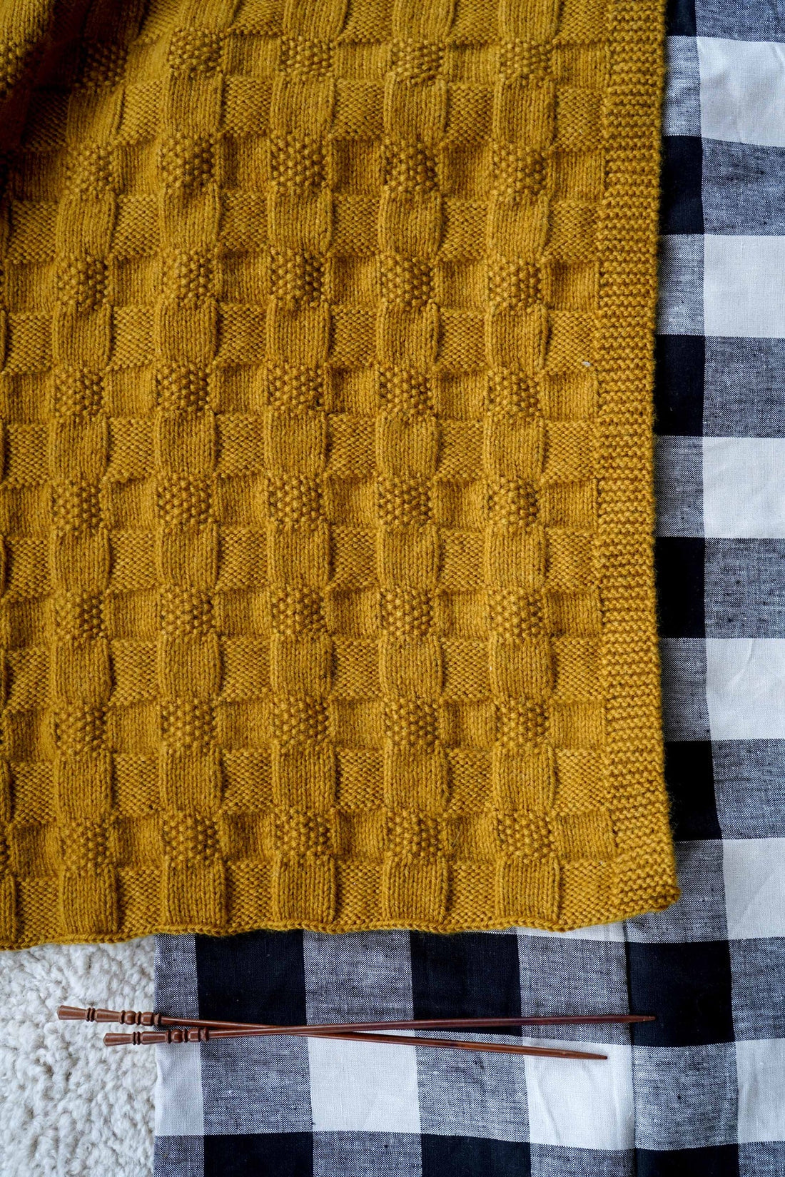 Checkboard Blanket by Lisa F Design | Printed Pattern