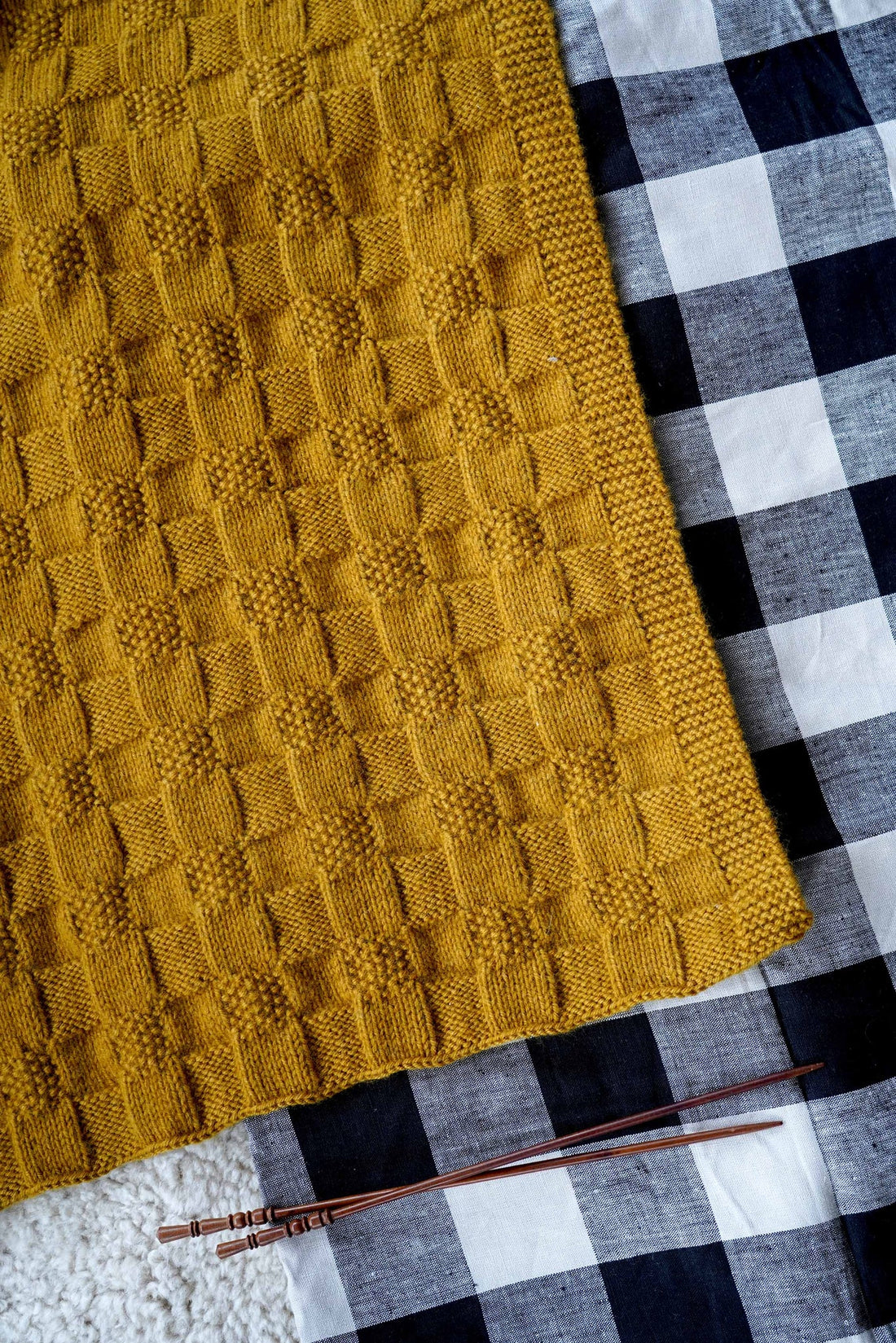 Checkboard Blanket by Lisa F Design | Printed Pattern