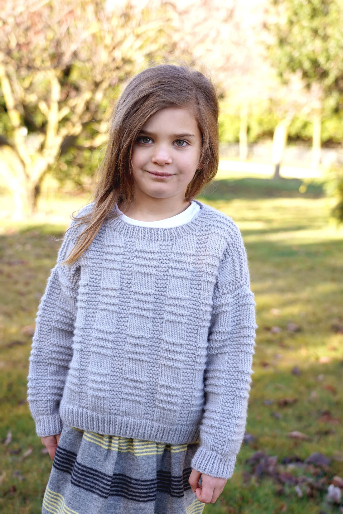 Silver Sweater by Lisa F Design | Kids 1-10 years Printed Pattern