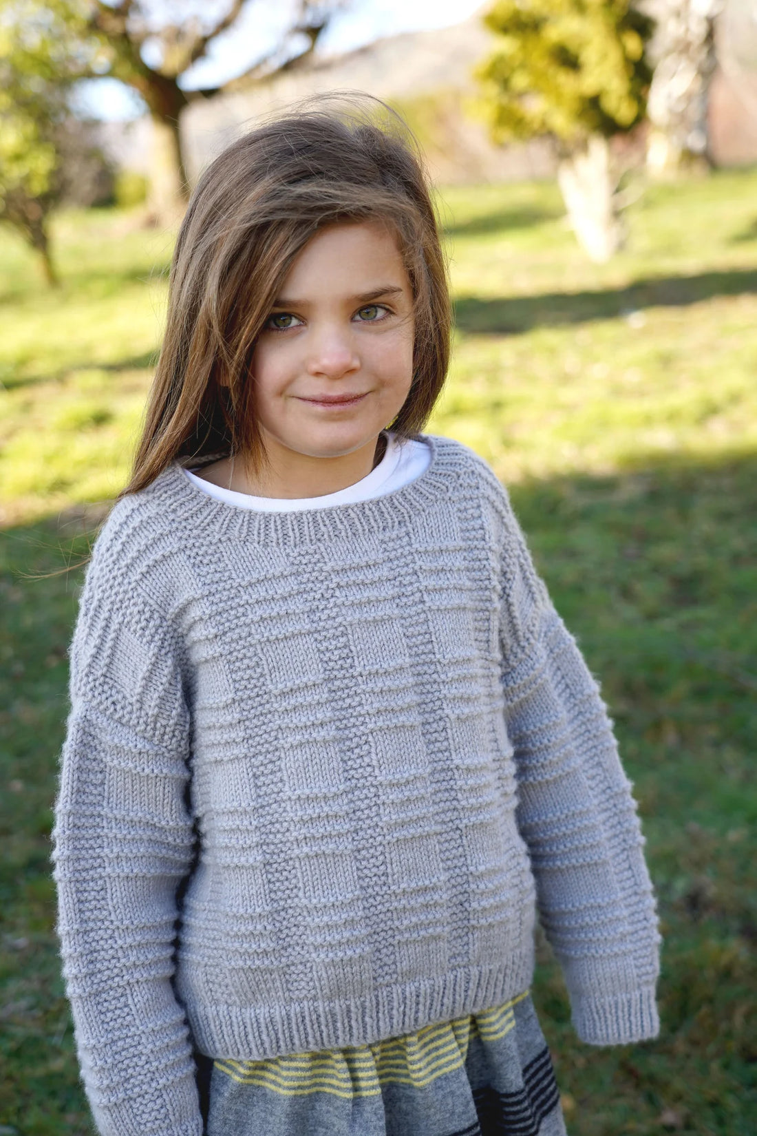 Silver Sweater by Lisa F Design | Kids 1-10 years Printed Pattern