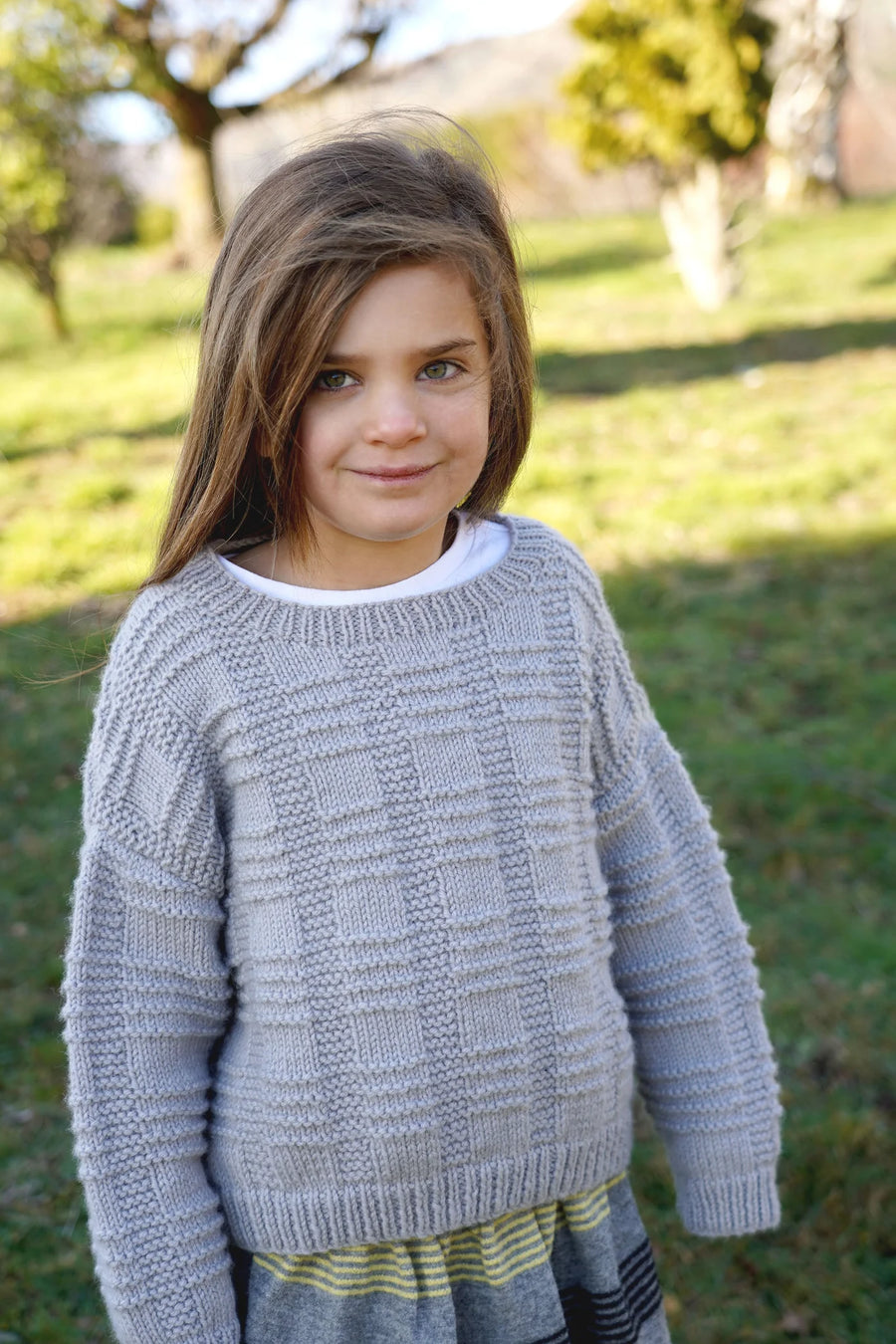 Silver Sweater by Lisa F Design | Kids 1-10 years Printed Pattern