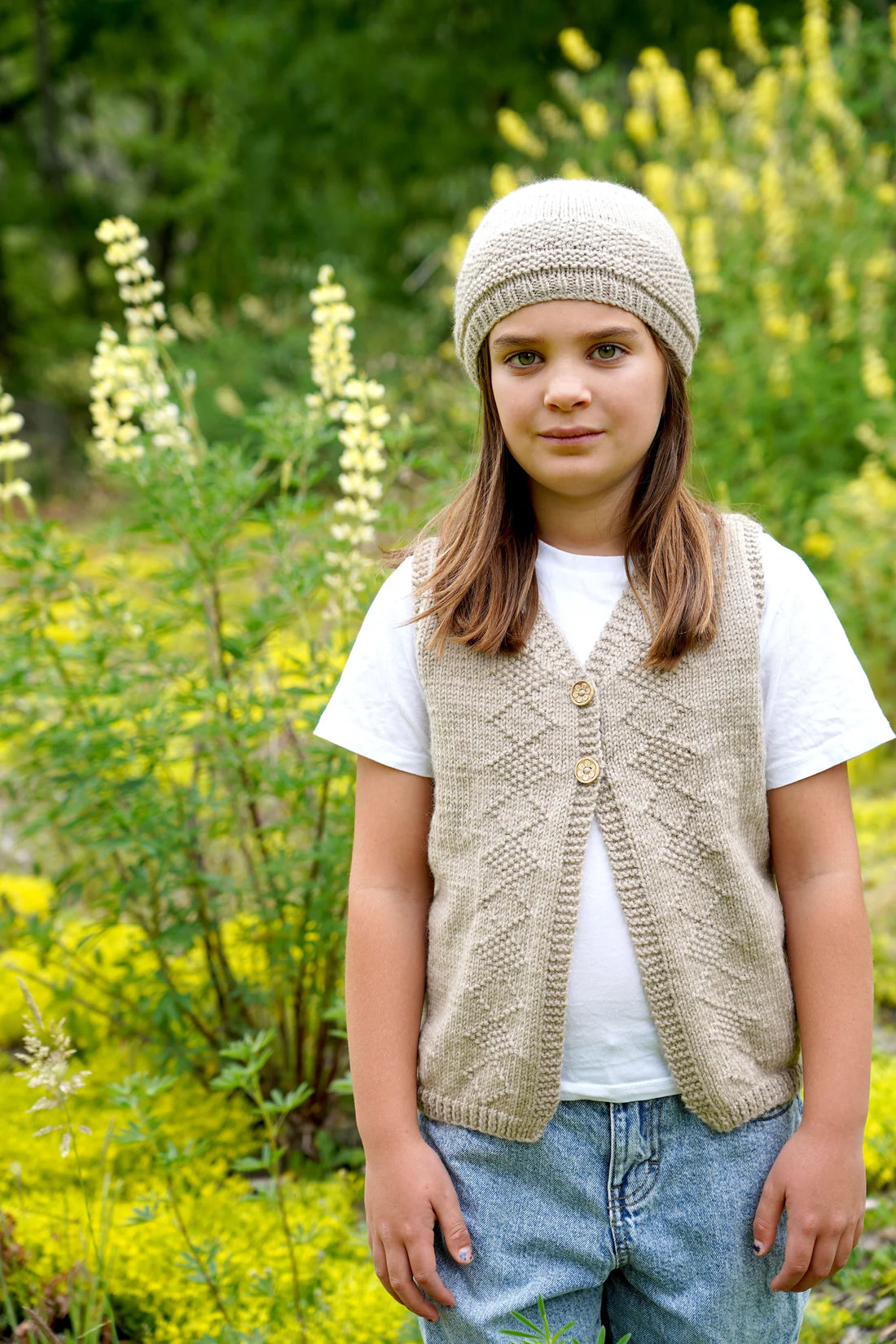 Collete Vest and Hat by Lisa F Design | Kids 1-10 years Printed Pattern