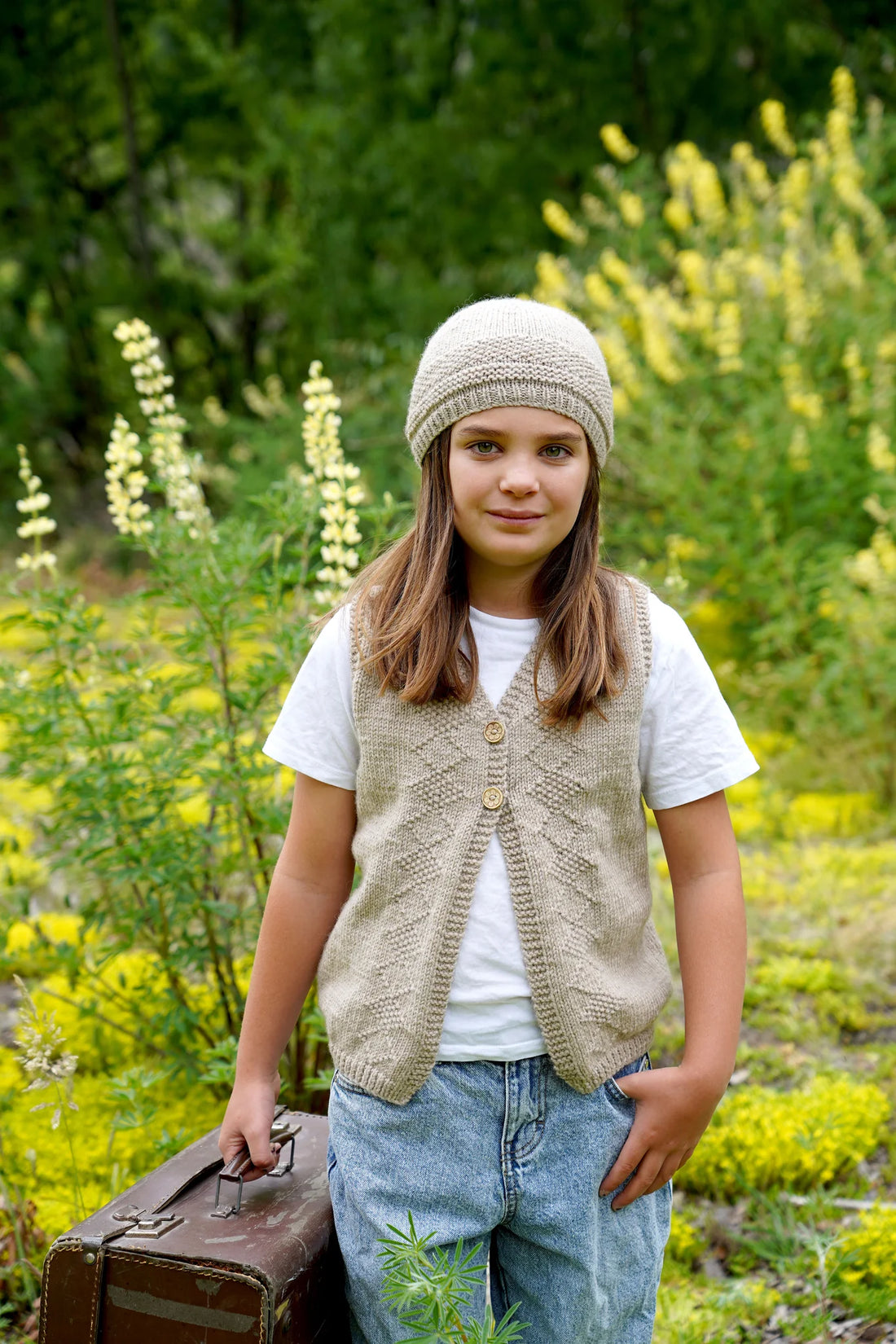 Collete Vest and Hat by Lisa F Design | Kids 1-10 years Printed Pattern