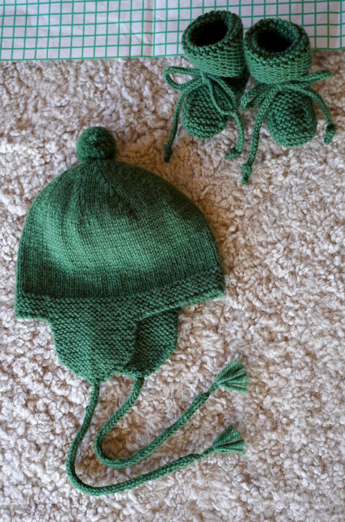 Amari Hat & Booties by Lisa F Design | Printed Pattern