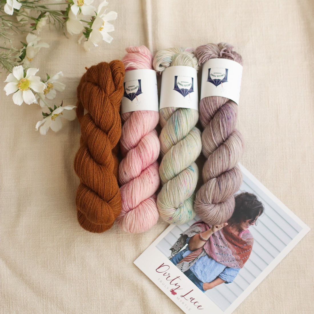 Dirty Lace Shawl by Libby Jonson | Knitting Kit