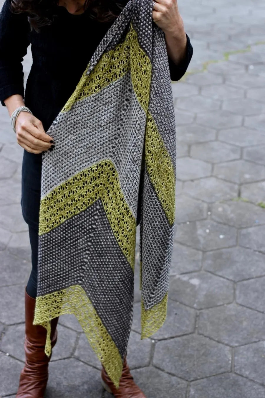 Electra Shawl | Printed Pattern